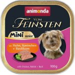 Animonda Vom Feinsten Mini Senior kuře králík bazalka 100 g – Hledejceny.cz