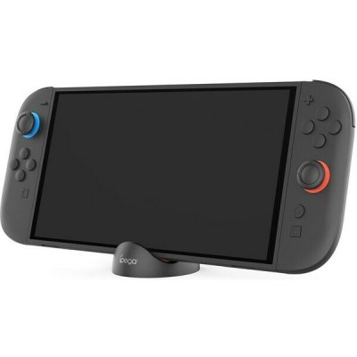 iPega SW2041 Mini Nabíjecí Dok pro Nintendo Switch Lite/Nintendo Switch/Nintendo Switch 2 Black/Red – Zboží Živě