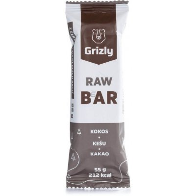 Grizly RAW Bar 55 g – Zbozi.Blesk.cz