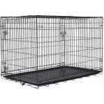 Dog Fantasy Klec skládací 2 dveře XXL 121 x 74 x 82 cm – Zboží Mobilmania