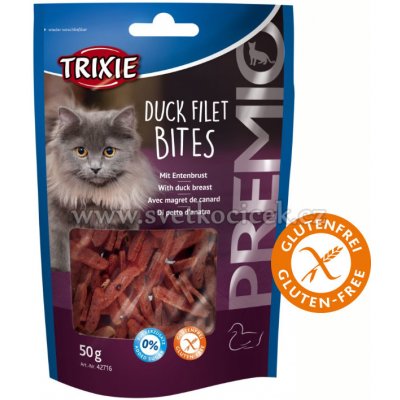 Trixie Premio Duck Filet Bites pamlsky bez cukru & lepku 50 g