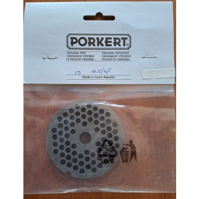 Řezná deska do mlýnku na maso PORKERT - karbonová Typ: č.10/4,5 mm výprodej