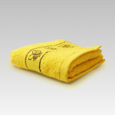 Dobrý Textil Dětský ručník s motivy Žlutá | 30 x 50 cm – Zboží Mobilmania