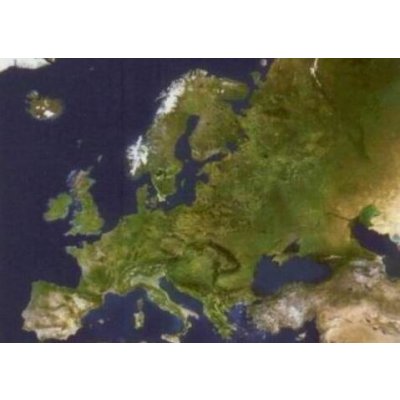 Evropa - satelitní nástěnná mapa /velká/ – Zboží Dáma