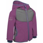 Unuo dětská softshellová bunda s fleecem DUO tm. šedá ostružinová – Hledejceny.cz