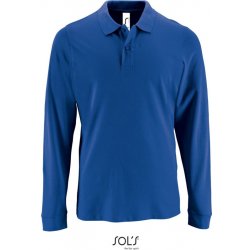 SOL's Collection polokošile Perfect LSL Men dlouhý rukáv pánská COT-25208745001 Královská modrá