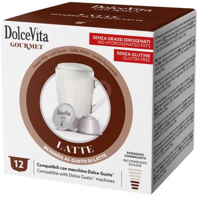 Dolce Vita Italfoods Latte do Dolce Gusto 12 ks – Hledejceny.cz