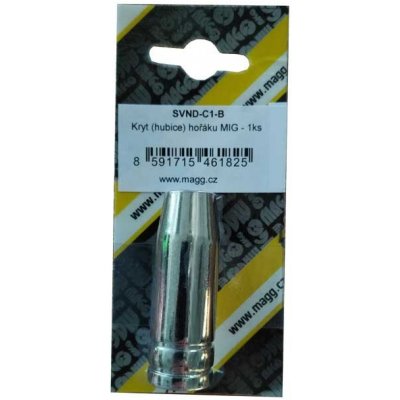 Kryt - hubice hořáku MIG, délka 53 mm, pr. 12 mm, balení 1 kus | Zboží Auto