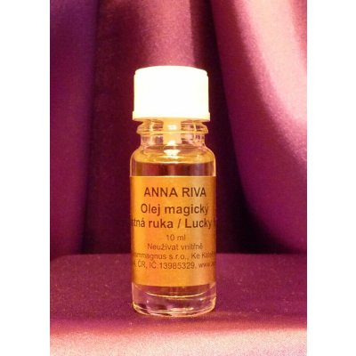 Anna Riva Olej magický Šťastná ruka Lucky Hand 10 ml – Hledejceny.cz