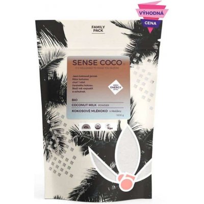 Sense Coco XXL Kokosové mléko v prášku BIO 1 kg – Sleviste.cz