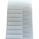 Samolepící etikety 22mm x 10mm, zlatnické, bílý PET + transparentní PP, 1250 et/kot. (cena za 1000 ks) – Zboží Živě