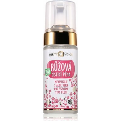 PURITY VISION Bio Růžová čisticí pěna 90 ml – Zboží Dáma