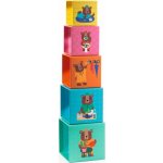 DJECO Skládací kostky s medvědí rodinkou TopaniHouse – Zboží Živě