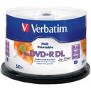 Verbatim DVD+R 8,5GB 8x, printable, spindle, 50ks (97693)