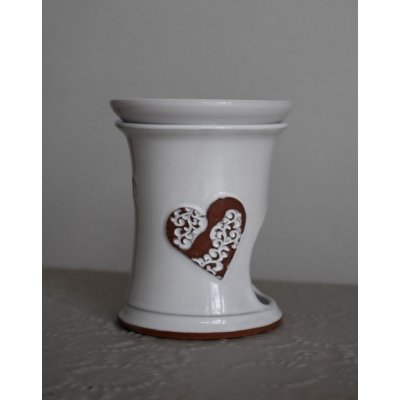 Bureš aroma lampa Love 14 cm srdce šišaté – Sleviste.cz