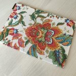 Obal na knihu Květy oranžovočervené – Zboží Dáma