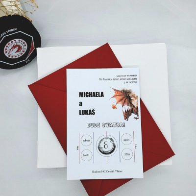 Svatební oznámení Třinecký hokej 1 – Sleviste.cz