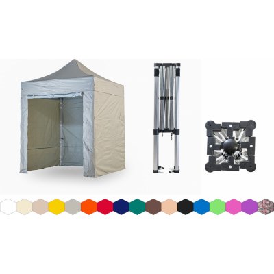 TENTino SMALL HEXAGON 2x2 m 5A - ŠEDÁ – Hledejceny.cz