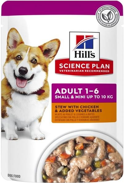 Hill’s Science Plan Adult Small & Mini Chicken stew 12 x 80 g