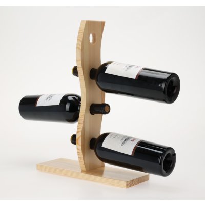 EXCELLENT Stojan na víno 4 lahve KO-NB1920070 – Zboží Dáma