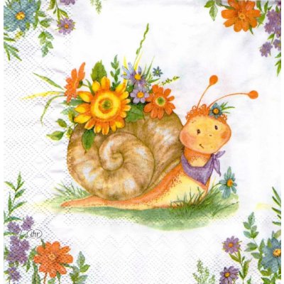IHR Ideal Home Range Ubrousek 33x33cm Šnek Emil – Sleviste.cz