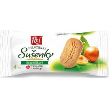 Rej Sušenky celozrnné lískooříškové 34 g