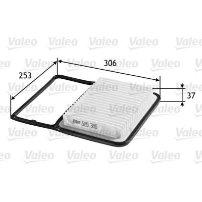 Vzduchový filtr VALEO 585386 – Hledejceny.cz