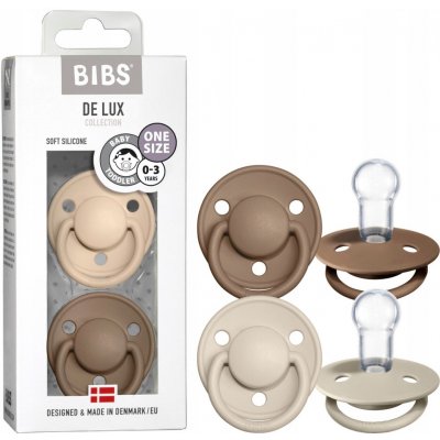 Bibs De Lux silikon Vanilla dark oak 2 ks – Zboží Mobilmania