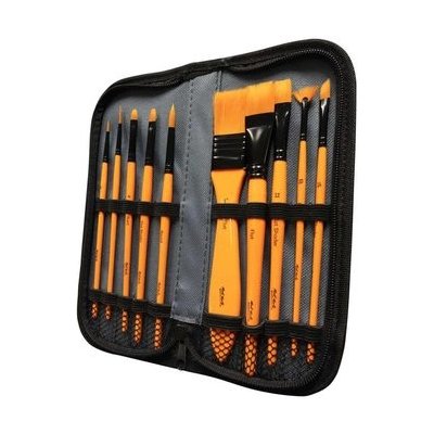 Sada štětců Mont Marte - 10 ks, pouzdro – Sleviste.cz