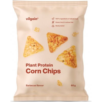 Vilgain Kukuřičné proteinové chipsy BIO BBQ 60 g – Zboží Dáma