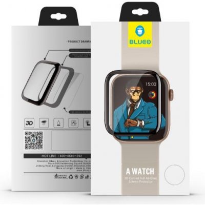 BLUEO HD Extra odolné ochranné sklo Gorilla Type (0,2 mm) Apple Watch 1/2/3 38 mm PB3-38 – Zbozi.Blesk.cz