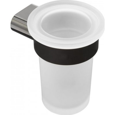 SAT Držák skleniček Simply R PVD PVD gun metal/mléčné sklo SATDSIMR27GM – Hledejceny.cz