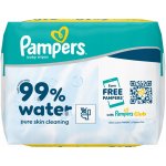 Pampers Aqua 99% Water vlhčené ubrousky 6 x 60 ks – Hledejceny.cz