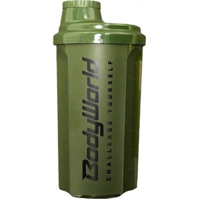 BodyWorld Shaker Challenge Yourself 700 ml, vojenská zelená – Zboží Dáma