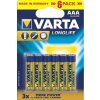 Baterie primární Varta LongLife Extra AAA 6ks 4103 VA0010