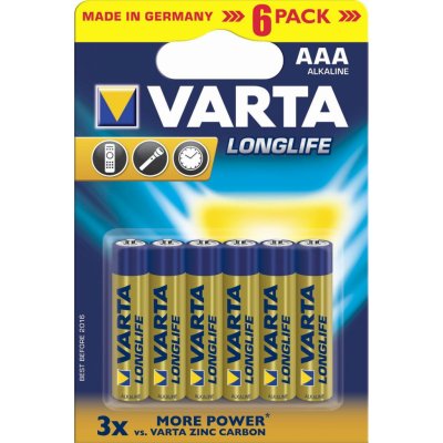 Varta LongLife Extra AAA 6ks 4103 VA0010 – Zbozi.Blesk.cz