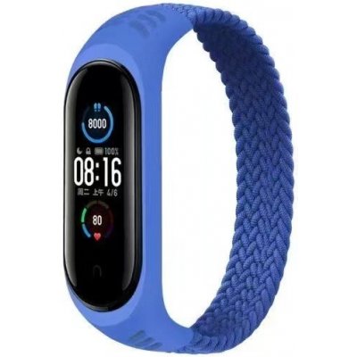 Vázaný nylon - Mi Band 3/4/5/6 náhradní náramek Barva VN pásku: Modrá MBSCZ-MB007 – Zboží Živě