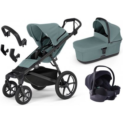 THULE Trojkombinace 5v1 Urban Glide 4-wheel + Bassinet + příslušenství 2024 + Avionaut Cosmo RWF Mid Blue – Zboží Mobilmania