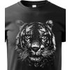 Dětské tričko dětské tričko Tygr, černá