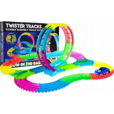 RKToys Svítící autodráha Twister 132 ks – Sleviste.cz
