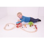 Bigjigs vláčkodráha Hasičská stanice – Zboží Dáma