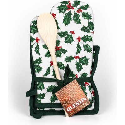 Avax kuchyňská chňapka AK-3945 cesmína zelená 28 x 18 cm podložka 20 x 20 cm vařečka – Zboží Dáma