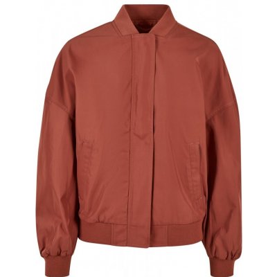 Urban Classics Ladies Recycled Oversized Light Bomber Jacket terracotta