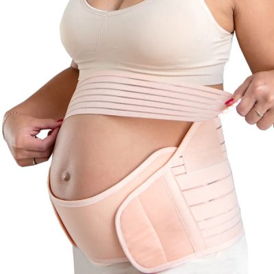 Mom's Balance těhotenský podpůrný pás 5 v 1 béžová – Zboží Mobilmania