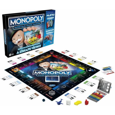 Hasbro Monopoly Super elektronické bankovnictví SK – Hledejceny.cz