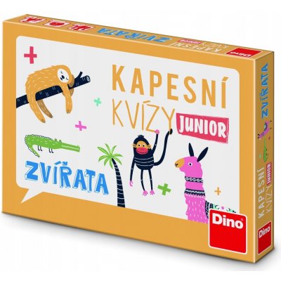 Dino Toys DINO Kapesní kvízy Junior desková hra - zvířata – Zboží Živě