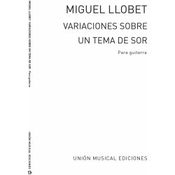 Unión Musical Ediciones Noty pro kytaru Variaciones Sobre Un Tema De Sors