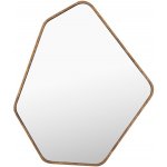 Dutchbone Hnědé dřevěné závěsné zrcadlo Bryn 50 x 41,5 cm – Hledejceny.cz