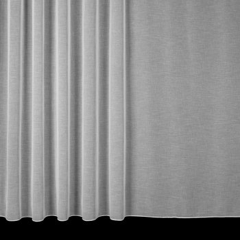 Mantis záclona polyesterový batist 517/01 bez vzoru, s olůvkem, bílá, výška 200cm (v metráži)