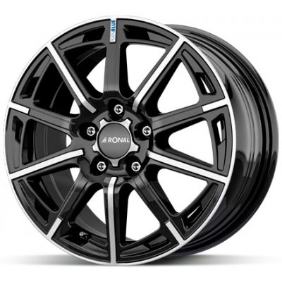 Ronal R60 6,5x16 5x114,3 ET50 black polished blue